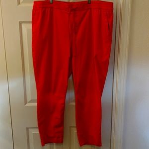 Old Navy red chino pants